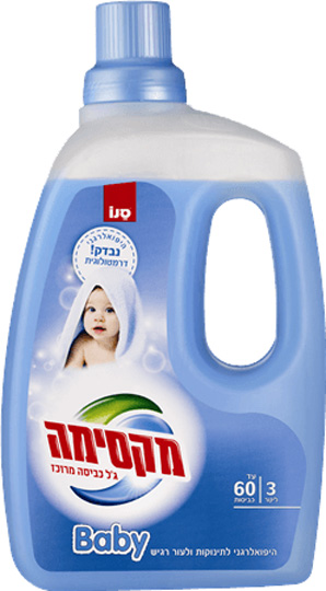 Гель для прання SANO Baby, для дитячої білизни, автомат, ручне прання, 3л